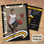 Ice Hockey Trading Card in Lively Yellow<br><div class="desc">Introducing the pinnacle of futuristic sports memorabilia: the Basketball Trading Card in Lively Yellow Black. Elevate your little one's love for the game with this dynamic masterpiece, fully customizable to capture their unique basketball journey. Picture the excitement on your child's face as they unwrap this sleek card, their favourite basketball...</div>