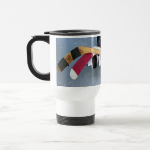 Ice Hockey Travel Mug