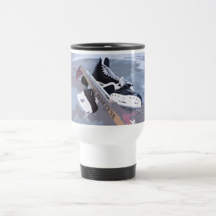 Ice Hockey Travel Mug