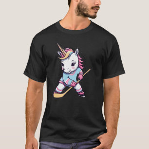 Ice Hockey Unicorn cute unicorn lover T-Shirt