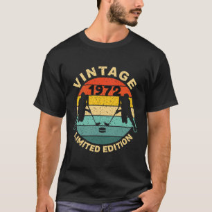 Ice Hockey Vintage 1972 Bday 50th Birthday Hockey T-Shirt