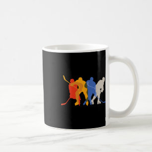 Ice Hockey Vintage Retro Ice Hockey Player Gift Coffee Mug