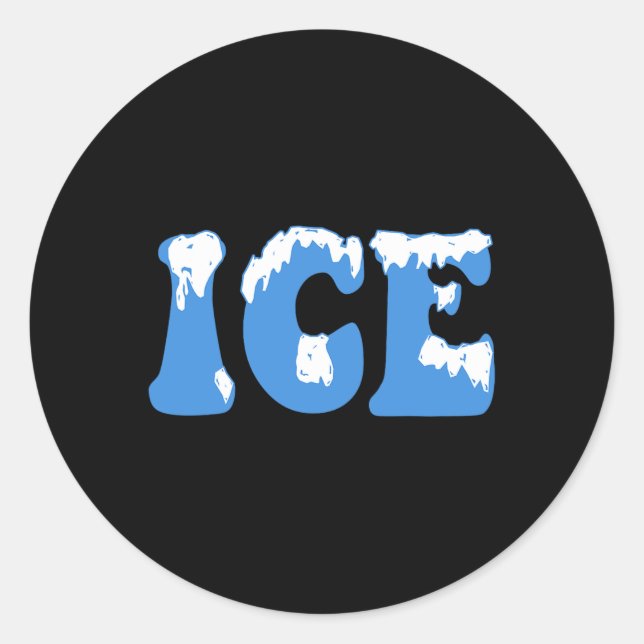 Ice Ice And By Diy Halloween Costume  Classic Round Sticker (Front)