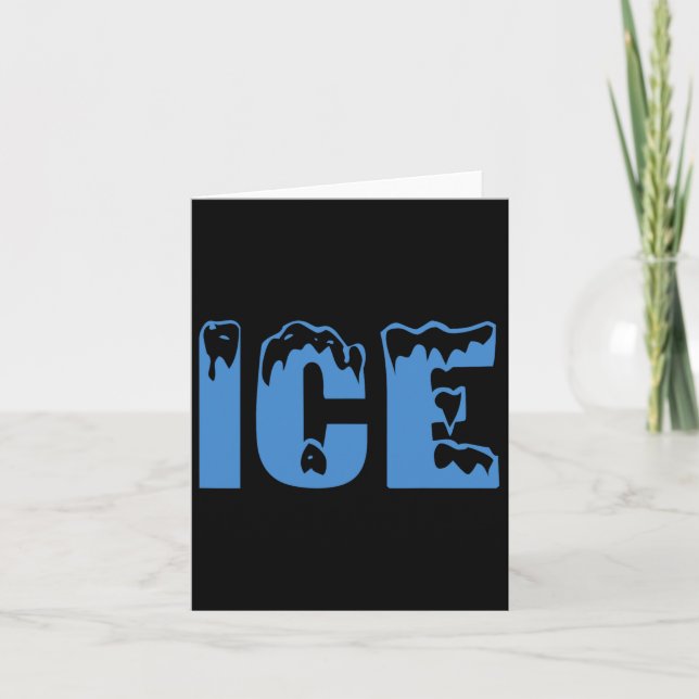 Ice Ice And By Funny Diy Halloween Costume  Card (Front)