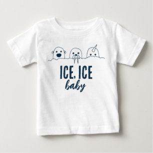 Ice Ice Baby Cute Arctic Animals Baby Shirt