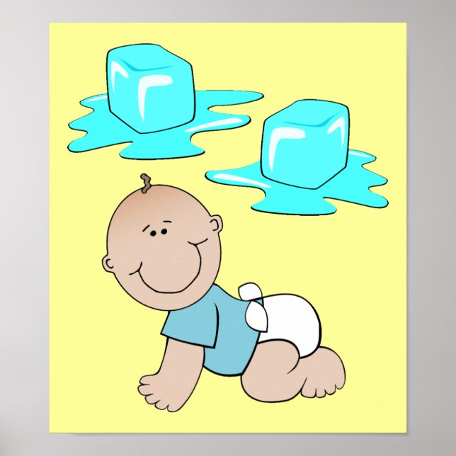 Ice Ice Baby Funny Poster (Front)