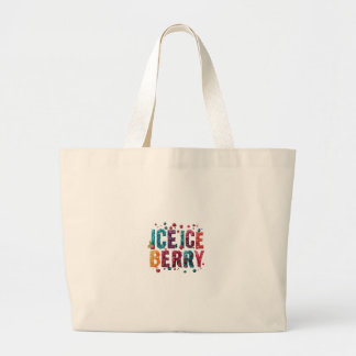 Ice, Ice Berry Large Tote Bag