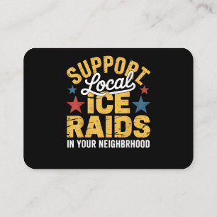 ICE Immigration Support Business Card