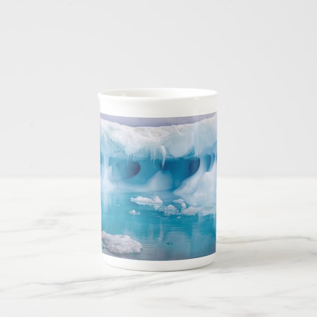 Ice in Antarctica Bone China Mug (Front)