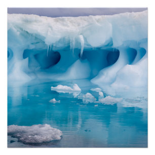 Ice in Antarctica Poster