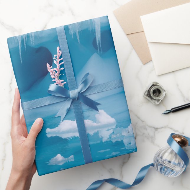 Ice in Antarctica Wrapping Paper (Gifting)