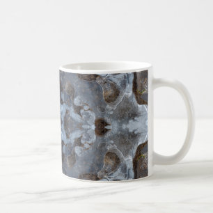 Ice kaleidoscope pattern coffee mug