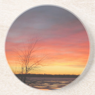 Ice Lake Sunset Coaster
