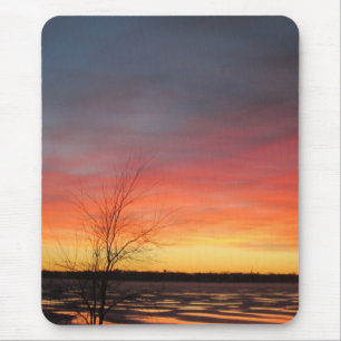 Ice Lake Sunset Mousepad