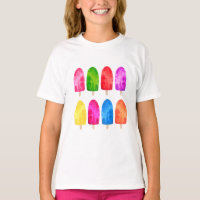Ice Lolly Popsicle Girls Summer