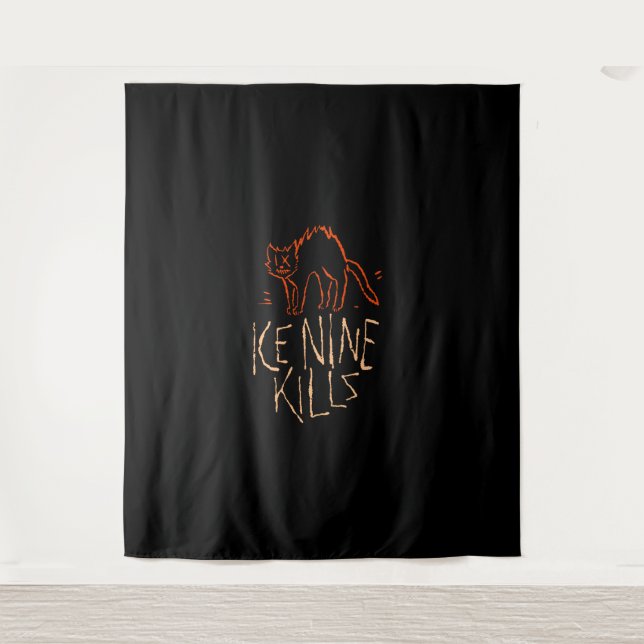 Ice Nine Kills – INK Halloween Cat  Tapestry (Front)