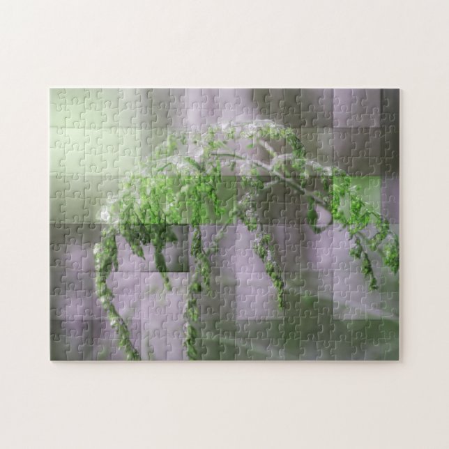 Ice On Goldenrod Flower Nature  Jigsaw Puzzle (Horizontal)