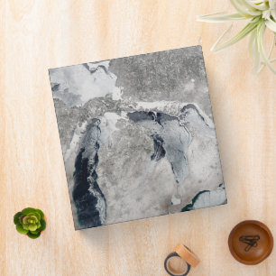 Ice On The Great Lakes, United States. Binder