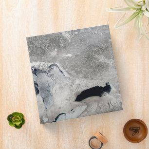 Ice On The Great Lakes, United States. Binder