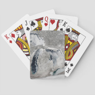 Ice On The Great Lakes, United States. Playing Cards