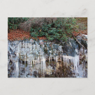 Ice on the rocks postcard