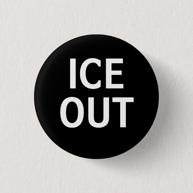 ICE OUT 1 INCH ROUND BUTTON (Front)