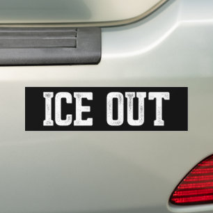 ICE Out Immigration Reform anti-ICE Bumper Sticker