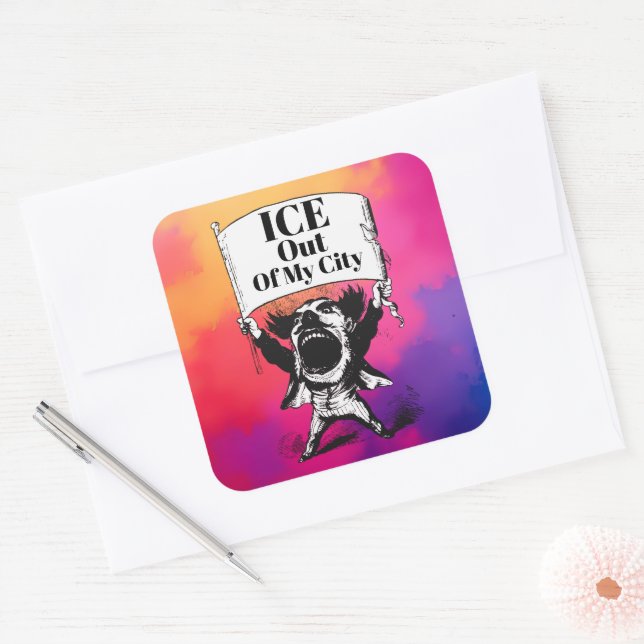 ICE Out of My City Sticker (Enveloppe)
