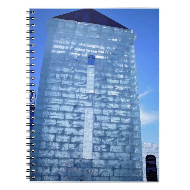 Ice Palace at Carnaval de Quebec, Canada Notebook (Front)