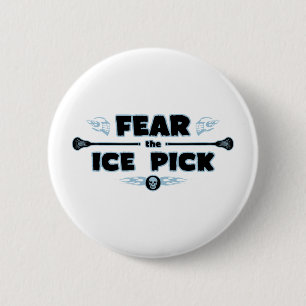Ice Pick - blue 2 Inch Round Button