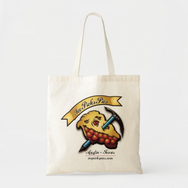 Ice Pick's Pies Logo Tote Bag (Front)