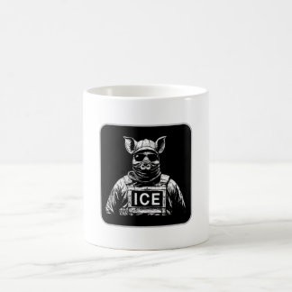 ICE Pig Cosplay – Fear in Uniform - Anti ICE Coffee Mug
