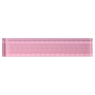 Ice Pink Nameplate