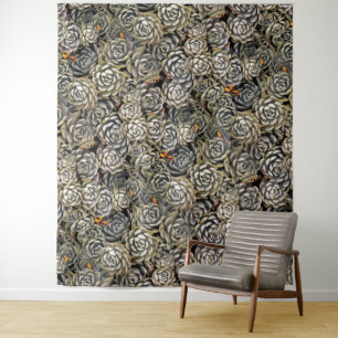 Ice plant mania tapestry