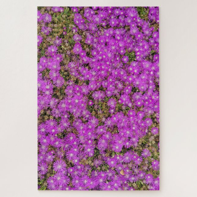  Ice Plant Purple Flowers (Difficult Level) Puzzle (Vertical)