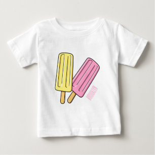 Ice pop cartoon illustration  baby T-Shirt