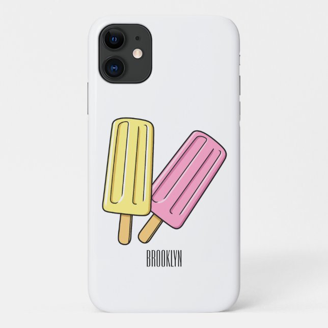 Ice pop cartoon illustration Case-Mate iPhone case (Back)