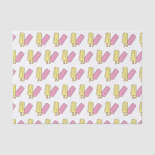 Ice pop cartoon illustration tissue paper