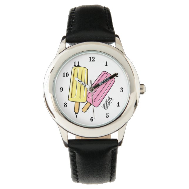 Ice pop cartoon illustration watch (Front)