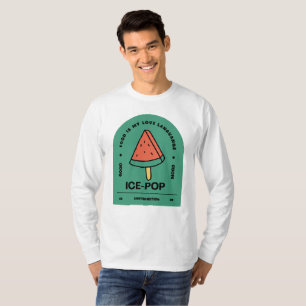 Ice Pop Food is my Love Language T-Shirt