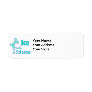 ice princess figure skating pastel design