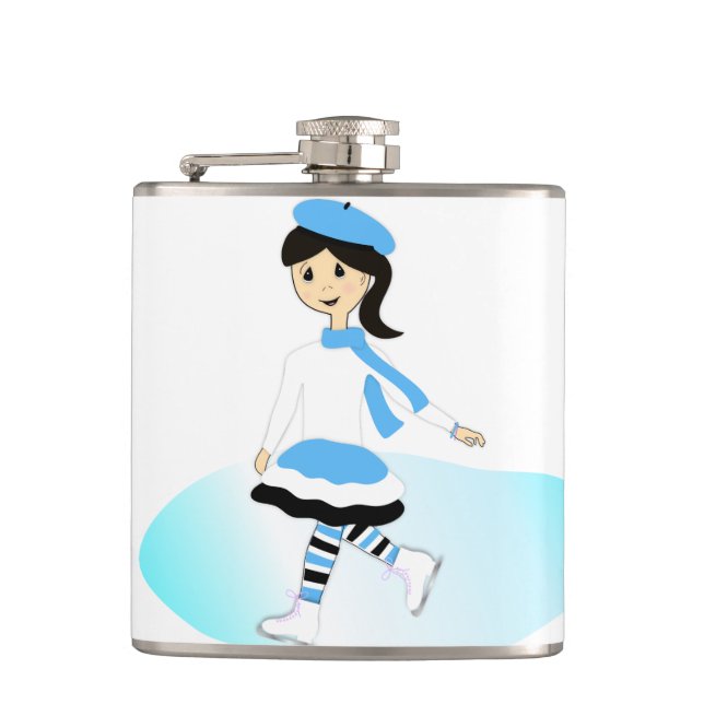 Ice Princess Hip Flask (Front)