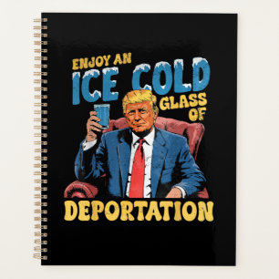 ICE Profitez d'un Verre Glacé de Déportation