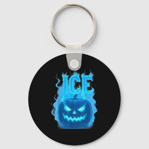 Ice Pumpkin Soky Jack O Lantern Ice Halloween E Keychain