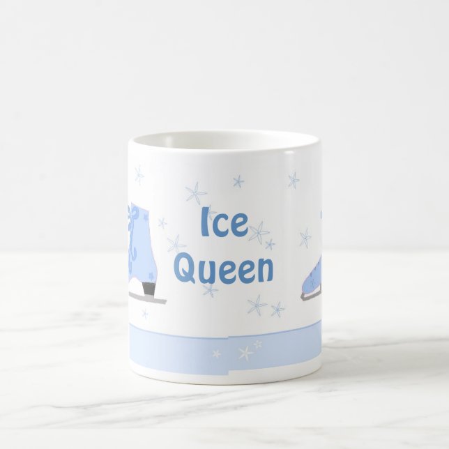 Ice Queen Skating Design Coffee Mug (Center)