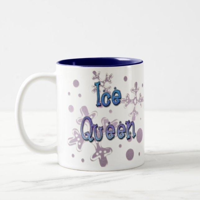 Ice Queen Two-Tone Coffee Mug (Left)