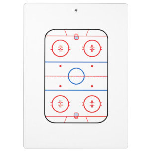 Ice Rink Diagram Hockey Game Companion Clipboard