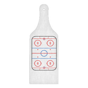 Ice Rink Diagram Hockey Game Graphic Cutting Board