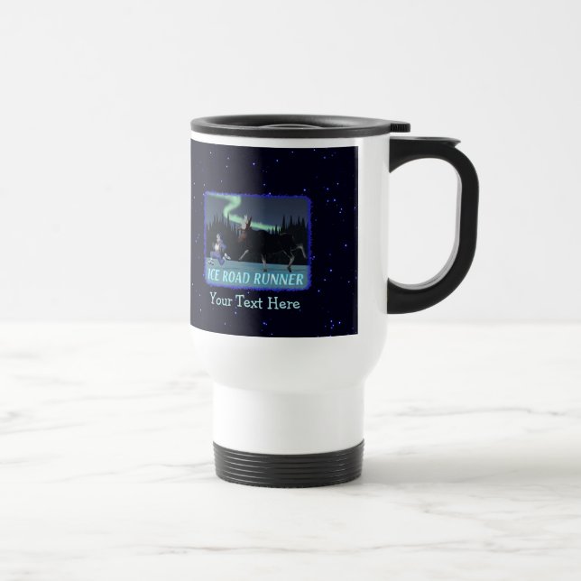Ice Road Runner Travel Mug (Right)