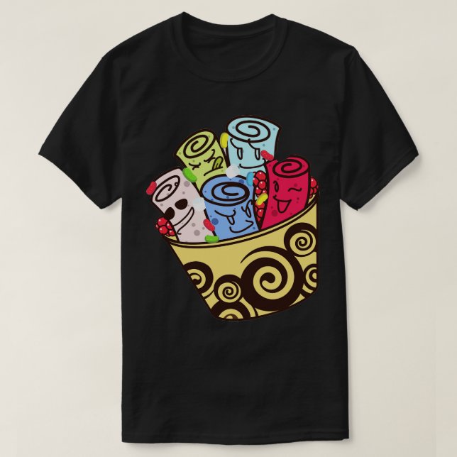 Ice Rolls  T-Shirt (Design Front)